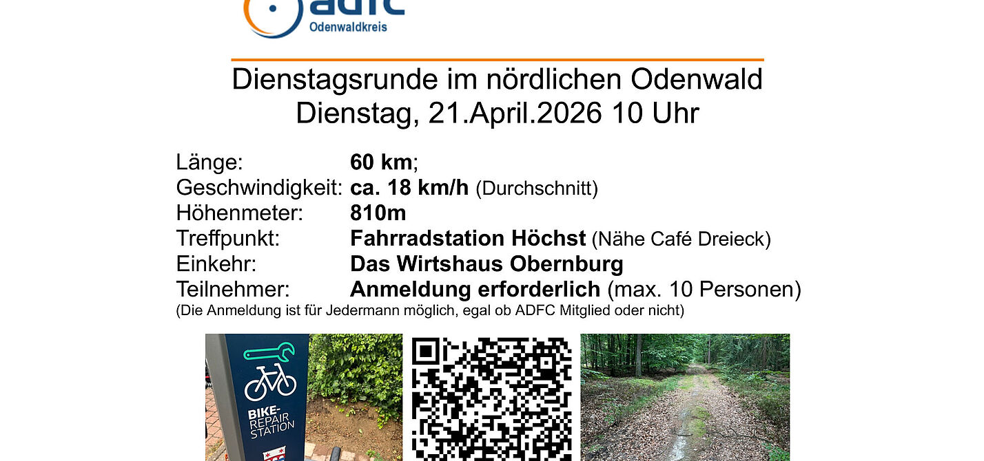 ADFC Tour 2 von Robert Tourenangebot unseres ADFC-Tourguides Robert